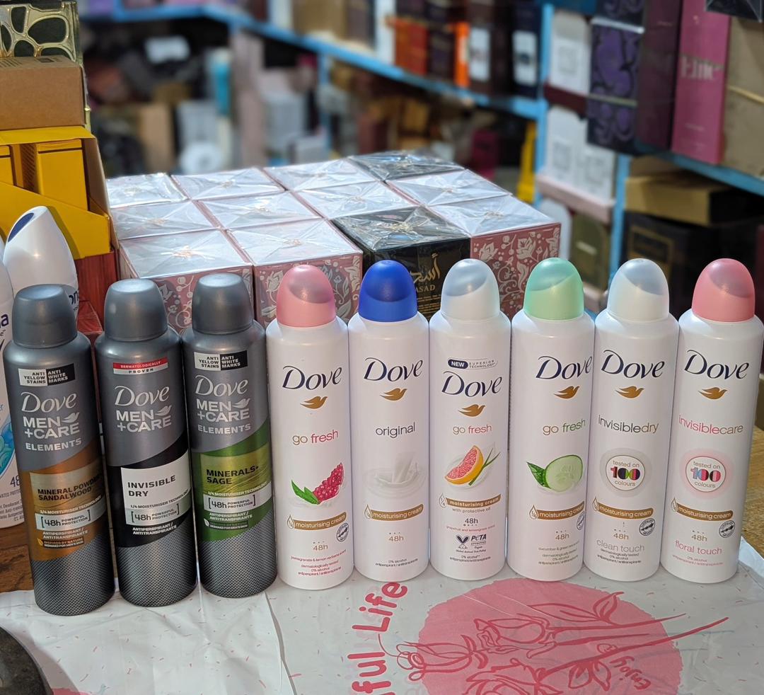 Dove spray 250ml  disponibles 